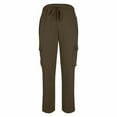 thumbnail image 5 of FDGIU Men's Athletic Cargo Pants, Regular-Fit Drawstring Joggers with Multiple Pockets for Work, Outdoor & Casual Wear, 5 of 7