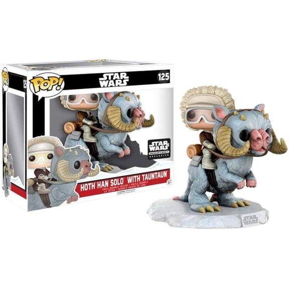 Funko POP! Star Wars Smuggler's Bounty Vinyl Bobble-Head- HOTH HAN SOLO on TAUNTAUN #125 *Exclusive*