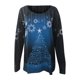 thumbnail image 4 of Camisas Navideñas Para Mujer, Camisas Informales Florales de Manga Larga, Jersey de Cuello Redondo Liso, Túnica Holgada, Tops, Blusa de Manga Larga Con Estampado de Árbol de Navidad Odeerbi  ODB121211, 4 of 5