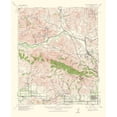 thumbnail image 2 of USGS 20x24 Gold Ornate Wood Framed with Double Matting Museum Art Print Titled - Santa Susana California Quad - USGS 1964, 2 of 4