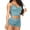 580#Light blue, variant on HSHMT Sleepwear Sets for Women Womens Pajama Sets Soft Lace Trim Sleepwear 2 Piece Shorts Set Neck Pj Nightwear Bridal Gifts