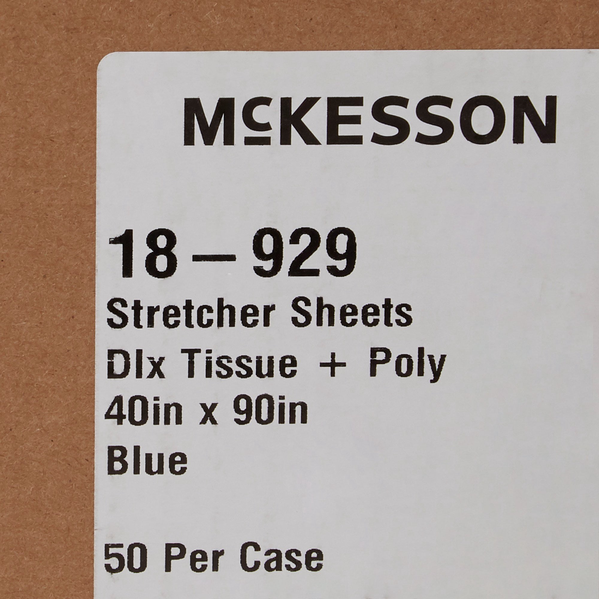 McKesson General Purpose Drapes, Exam Sheets, Premium 3-Ply - 40 in x 90 in, 50 Ct