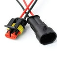 thumbnail image 3 of Conector a prueba de agua, conectores de cable eléctrico autoblocantes de 2 puntas con cable marino de 16 Awg para automóviles, camiones, barcos y otras conexiones de cables. (paquete de 5), 3 of 4