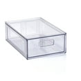 thumbnail image 3 of (2 pack) Mainstays Clear Glossy Plastic Pull-Out Closet Drawer Small Size, Adult Size, 3 of 10