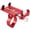 red, variant on Lume Wear Universal Bike Phone Holder a Handlebar Clip Mount for Cell Phone and GPS. A Quick Lock Bracket for Bicycle Motorcycle and Scooter with 360 Degree Rotating