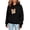 Black, variant on ZHOGXU Boys Girls Hoodie Sweatshirts Cute Cat Print Pullover With Pocket Comfortable Kids Tops School Wear,Khaki,11-12 Years
