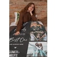 thumbnail image 4 of AISENIN Customizable Best Friends Forever Blanket Photo Fleece Blanket to Re-Live Our Moments Gifts for Birthday Halloween Thanksgiving Christmas, 4 of 5
