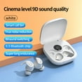 thumbnail image 4 of Oggfader Wireless Earbuds Wireless Earbuds Bluetooth 5.3 In Ear Light Weight Headphones Built In Microphone IPX5 Immersive Sound Headset With Charging Case White, 4 of 8