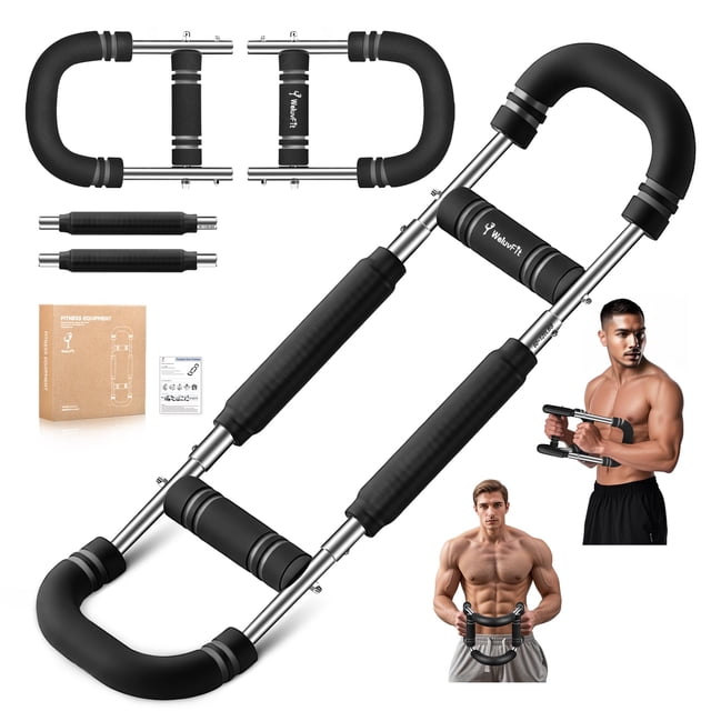 Entrenador de brazos Twister WeLuvFit de 60 a 120 libras, resistencia ajustable