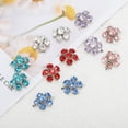 thumbnail image 5 of Unique Bargains 2 Pcs Shoe Accessories Fashionable Floral Pin Back Shoe Decorations Blue, SilverTone, 5 of 5