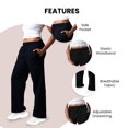 thumbnail image 3 of Pantalones deportivos Common Stitch, 3 unidades, forro polar, pernera ancha, 3 of 7