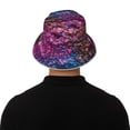 thumbnail image 5 of KLL Heart Confetti on Glitter Bucket Hat for Women Men Packable Travel Beach Sun Hat Outdoor Rave Accessories Reflective Fisherman Cap, 5 of 7