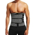 thumbnail image 1 of KIWI RATA Neoprene Sauna Workout Waist Trainer for Men Sweat Trimmer Belt with Double Tummy Control Straps, 1 of 6