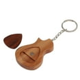 thumbnail image 4 of Guitar Pick Set, Wood Picks Case Holder Keychain Wooden Collector  For Electric Bass For Ukulele, 4 of 8