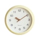 thumbnail image 1 of Reloj decorativo de pared, reloj, sencillo, único, silencioso, creativo y moderno para dormitorio. Amarillo, 1 of 9