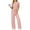 07-【Short Sleeves】Pink, variant on MINTREUS Lounge Sets for Women Long Sleeve Tops Wide Leg Pants Comfy Loungewear Two Piece Outfits with Pocketed