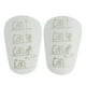 thumbnail image 4 of 2x Espinilleras de fútbol, ​​Espinilleras, Equipo de protección compacto para entrenamiento de fútbol Blanco, 4 of 9
