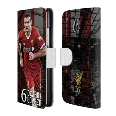 Brown Jordan Miami OFFICIAL LIVERPOOL FOOTBALL CLUB 2017/18 FIRST TEAM 1 LEATHER BOOK WALLET CASE COVER FOR HTC PHONES 1 ()