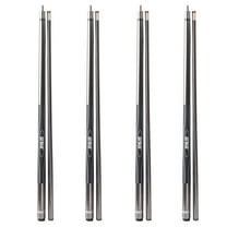 GSE Games & Sports Expert Set of 4 58" 2-Piece Fiberglass Graphite Composite Billiard Pool Cue Sticks for Commercial, Bar and House Use (4 Colors,18-21oz Available)