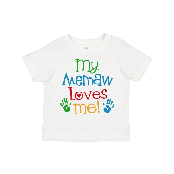 Inktastic My Memaw Loves Me Boys or Girls Toddler T-Shirt
