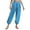 Sky Blue, variant on Doomiva Women's Belly Dance Harem Pants Shiny Sequin Tassel Trouser Arabic Halloween Loose Pants Bloomers Black S
