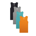 thumbnail image 6 of Buyless Fashion Boys Scoop Neck Tagless Undershirts Soft Cotton Tank Top (4 Pack), 6 of 7