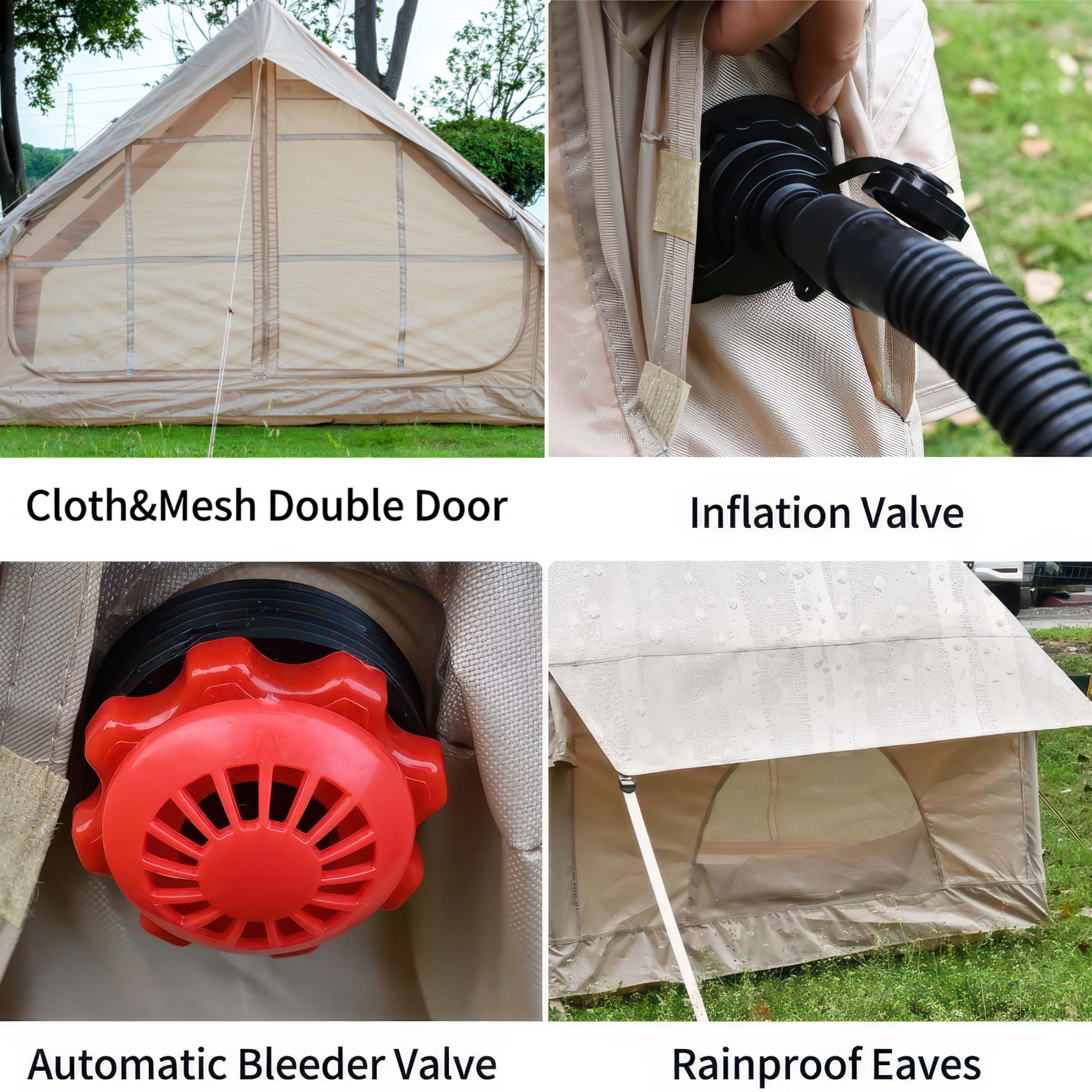 4-6 Person Inflatable Tent with Pump