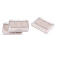 thumbnail image 4 of 3 Unids 3 Ranuras Vacías De Maquillaje De De Ojos Con Espejo Para De Ojos Lápiz Labial Blush Resaltador En Polvo Salvador Recipiente de maquillaje en polvo vacío, 4 of 9