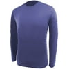 Terramar Men's Helix Mountain Long Sleeve Crew Shirt (XX-Large, Steel Blue)