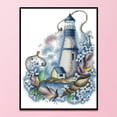 thumbnail image 3 of Cuadros Decorativos Faro azul de punto de cruz parcial de 14 quilates, Kits de bordado DIY artesanales Sywqhk Nuevos Originales, 3 of 9