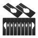 thumbnail image 5 of Practical Clothes Dividers Plastic Hangers Dividers Organizing Clothes Home Organization Black 30Pcs, 5 of 5