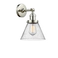 thumbnail image 5 of Innovations Lighting 201F Large Cone Large Cone 1 Light 8" Wide Semi-Flush Ceiling Fixture, 5 of 7