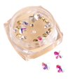 thumbnail image 2 of Jiaroswwei Nail Decoration Plentiful Quantity Sparkling Surface Glass Drill Colorful Shining Butterfly Style DIY Nail Art Ornament Beauty Supplies, 2 of 8