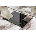 thumbnail image 4 of Bowery Hill Glass Top Coffee Table in Satin, 4 of 4