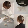 thumbnail image 3 of Pince à Cheveux Perle, Pinces à Cheveux Coiffantes Forte Tenue, Grandes Pinces à Cheveux, 3 of 5