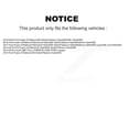 thumbnail image 2 of Genius Front Rear Coated Disc Brake Rotors Kit for Car Ford Fusion Lincoln MKZ KG-100805, 2 of 9
