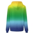 thumbnail image 4 of Edvintorg Women Sweatshirt Fashion Gradient Printed Casual Pullover Tops Long Sleeve Hooded Sweatshirts with Pockets Hip Hop Oversized Hoodies for Women, 4 of 4