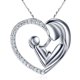 thumbnail image 1 of Collar Con Colgante De Cadena De Cristal De Corazón Para Mujer, Regalos Para El Día De La Madre, Collar Para Mujer, Regalos Para El Día De La Madre seitruly AP005608-00, 1 of 6