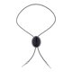 thumbnail image 5 of Corbata Bolo Tie Hugo disfraz de boda hecho a mano para vestidos Halloween Acción de Gracias Carnaval negro, 5 of 10