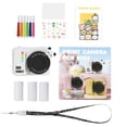 thumbnail image 2 of Cámara para niños Impresión instantánea WIFI HD Cámara digital 48MP Regalo de Navidad (Blanco), 2 of 9