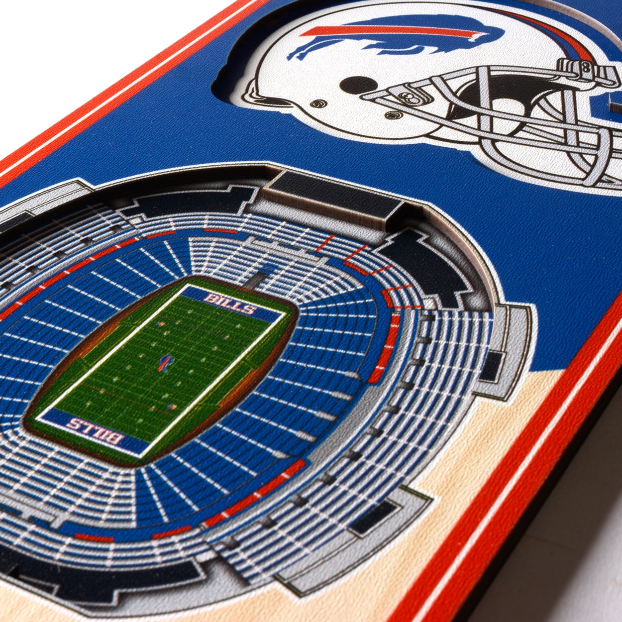Buffalo Bills 6'' x 19'' 3D StadiumView Banner