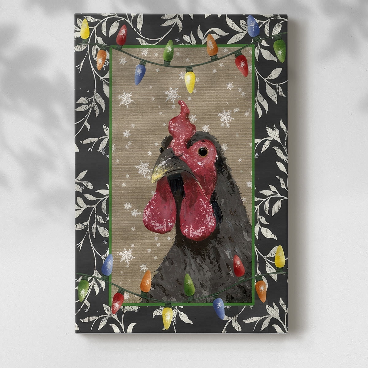 County Christmas Farm IV- Gallery Wrapped Canvas