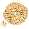 thumbnail image 1 of Cadena de bicicleta de montaña VG Sports de 9 velocidades, 116 eslabones, cadena de bicicleta de 1/2 pulgadas x 11/128 pulgadas, color dorado, 1 of 10