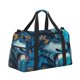 thumbnail image 2 of Easygdp Blue Iceberg Leaf Wolf Bolsa de Gimnasio, Bolsa de Viaje Duffel, Bolsa de Fin de Semana con Compartimentos, Bolsa de Mano para Noche, 2 of 5