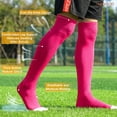 thumbnail image 4 of JASGOOD Baseball Socks and Belt Combo for Youth Boys Girls Over the Knee Softball Socks and Belt Knee High Football Socks, 4 of 10