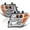 Chrome Housing Clear Lens, variant on Spec-D Tuning Smoke Replacement Headlights Compatible with 2005-2008 Nissan Frontier, 2005-2007 Nissan Pathfinder Left + Right Head Lamp Assembly