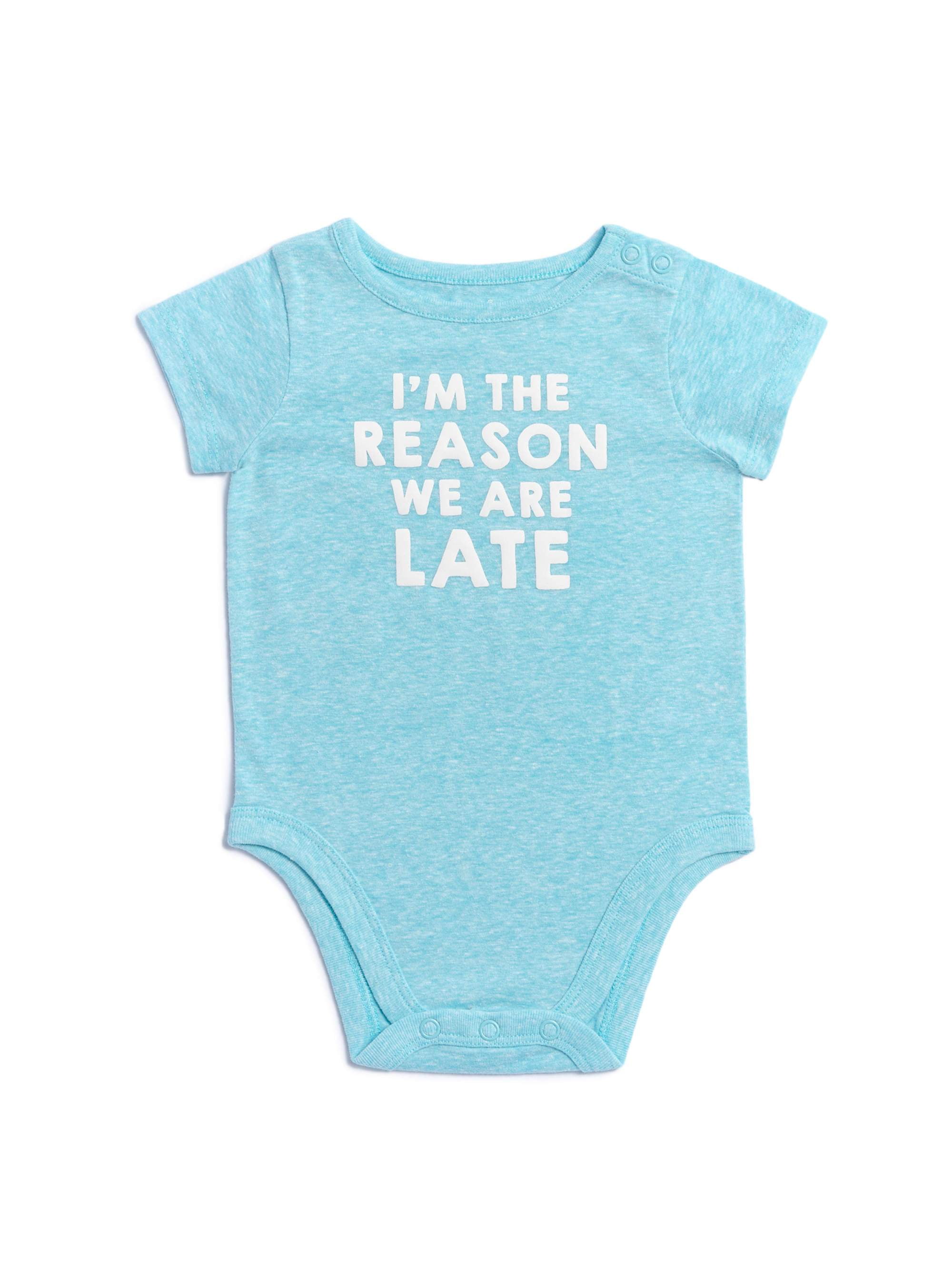 Garanimals Baby Girl Attitude I m The Reason We Are Late Bodysuit