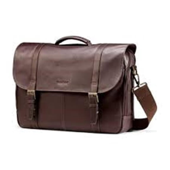 15.6 Colombian Tan Leather Flapover Case