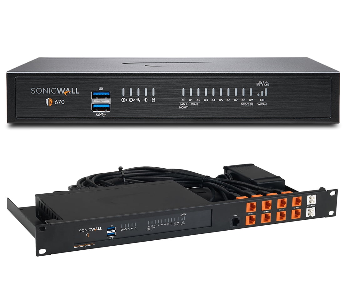 SonicWall TZ670 Network Security Appliance and 3YR Secure Upgrade Plus ...
