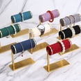 thumbnail image 4 of braveheart Women Jewelry Display Metal Organizer T-bar Bangle Rack Shop Show Counter Photo Props Decoration Storage Tools Red Green, 4 of 6
